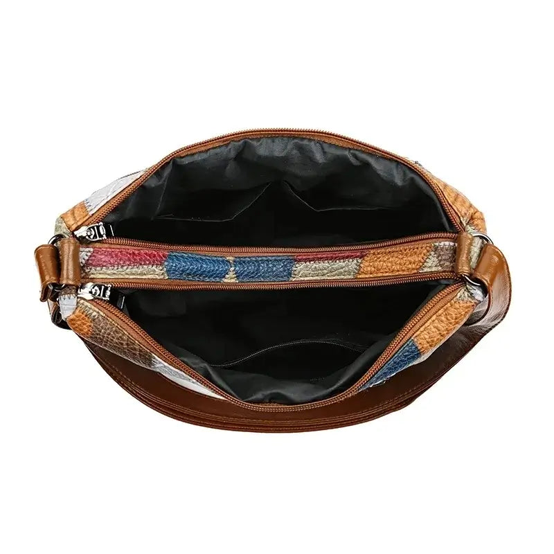 Onshoulderbag Vintage Multi-Pocket Crossbody Handbag