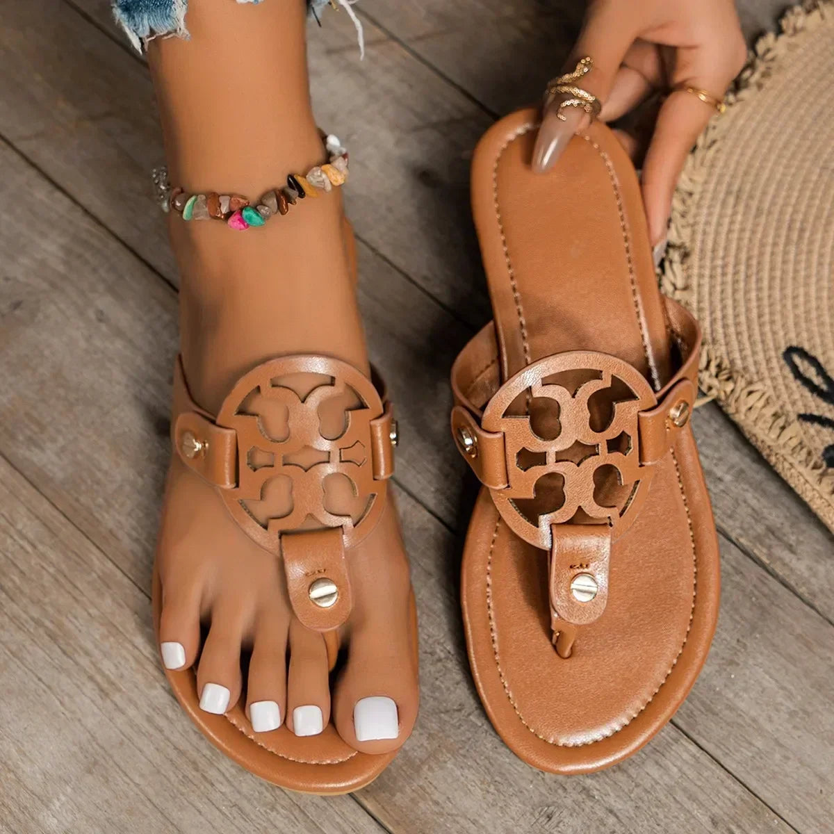 Onshoulderbag Women's Summer Beach Flip-Flops 