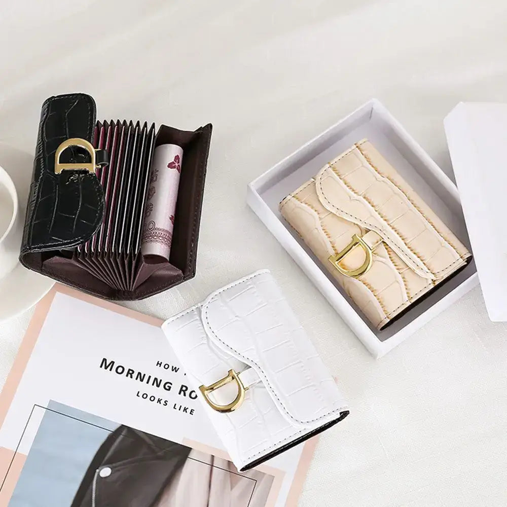 Onshoulderbag Luxury Mini PU Card Holder Wallet for Women