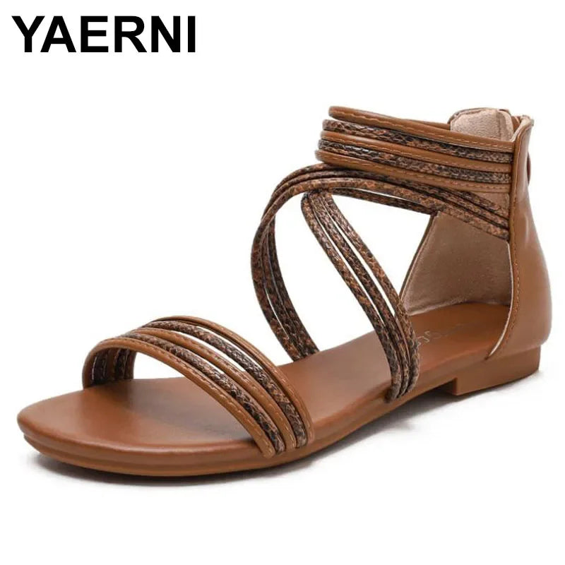 Strappy Roman Platform Sandals