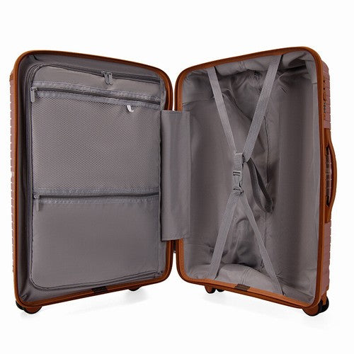 Onshoulderbag  6-Piece Brown Luggage Set - Stylish Travel Solution