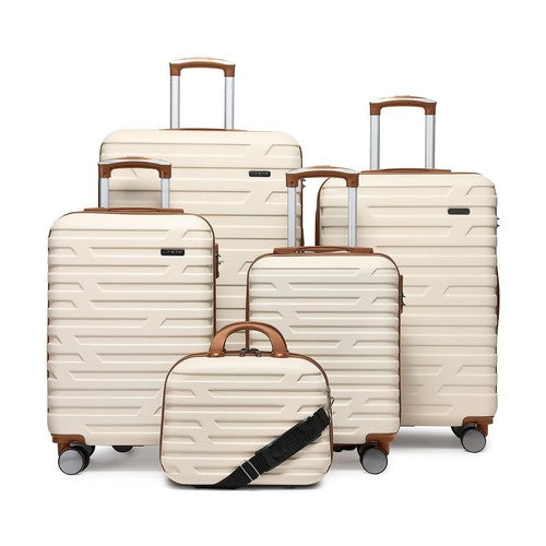 Onshoulderbag LARVENDER 5-Piece Expandable Luggage Set